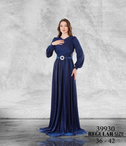 Saks Normal Tessettür Uzun Kol Poliamid Düğün Kına Özel Davet 39930
